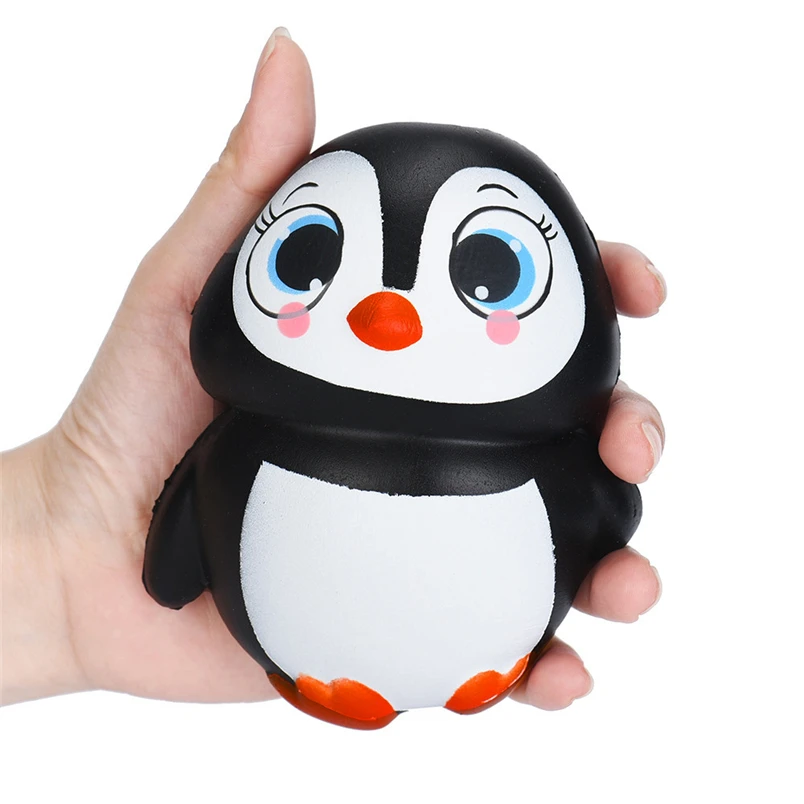 Hiinst Забавные игрушки мягкие животные милые Пингвины Сжимаемый медленно поднимающийся крем ароматизированные декомпрессионные игрушки * R