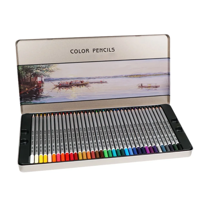 Ccfoud Color Pencil 72 Colors Oil Colored Pencils Lapis De Cor Artist