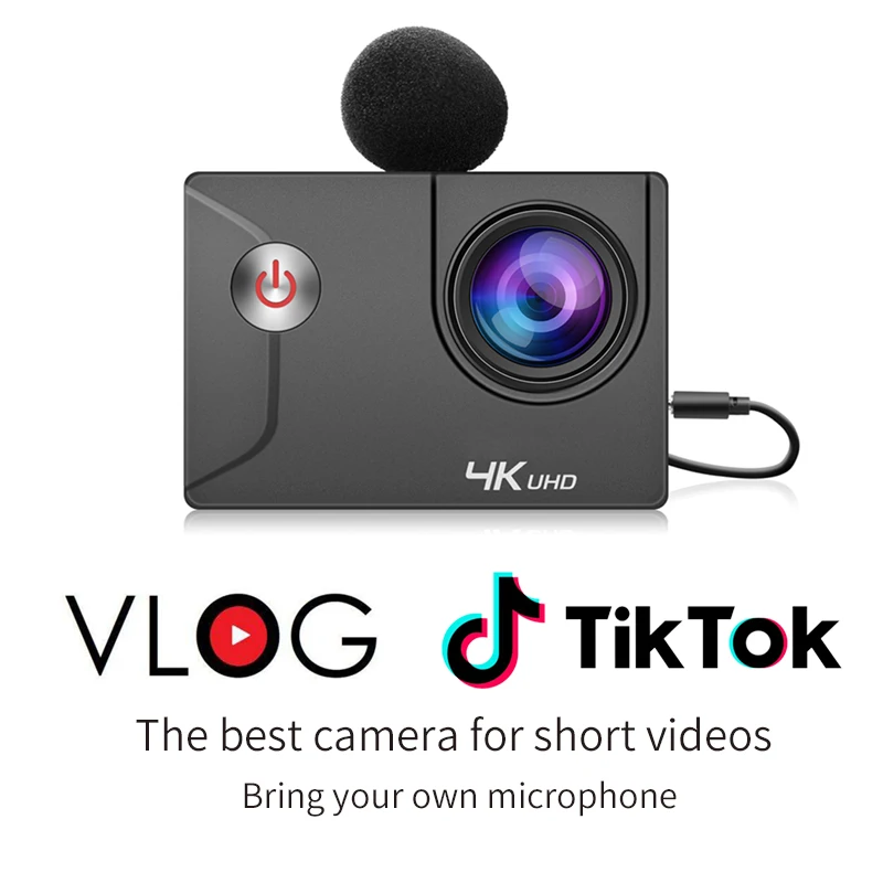 

Remote Control Action Camera Ultra HD 4K / 30fps WiFi 2.45" 160D Underwater With Mic Waterproof Helmet Video Recording Cameras