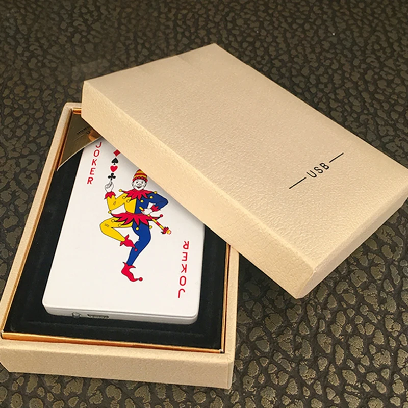 10pcs/lot poker windproof lighter for cigar or pipe