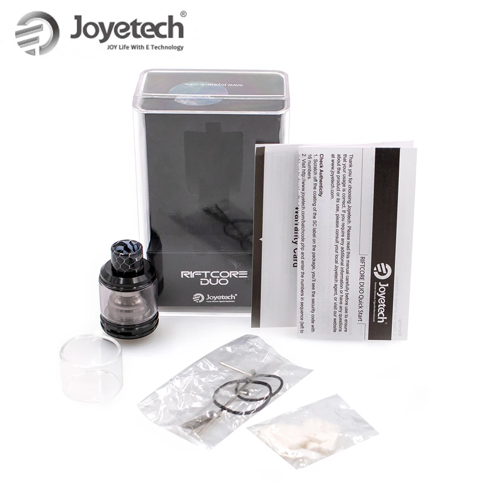 In stock! Original Joyetech RIFTCORE DUO Atomizer Coilless System RFC heater 3.5ml Tank Electronic Cigarette Atomizer New Hot! In stock! Original Joyetech RIFTCORE DUO Atomizer Coilless System RFC heater 3.5ml Tank Electronic Cigarette Atomizer New Hot!