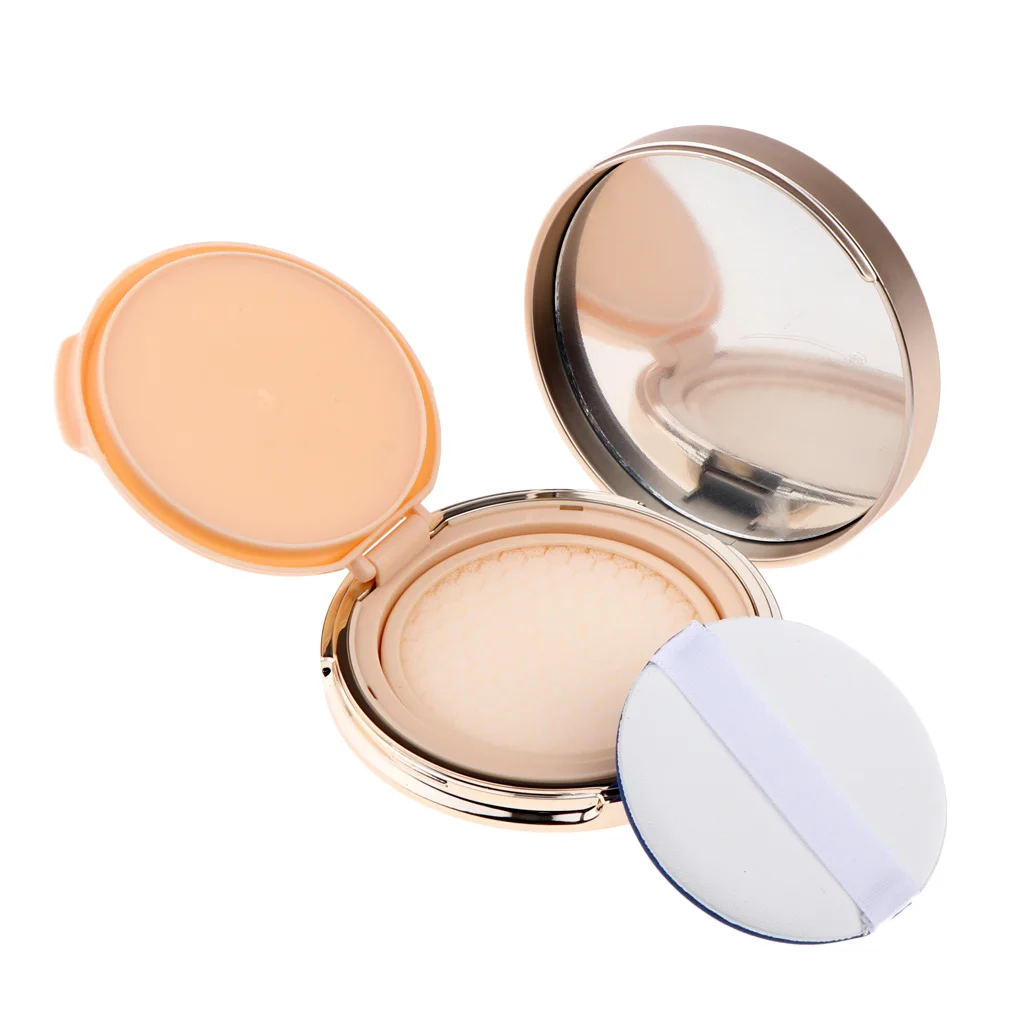 Empty Luxurious Portable Air Cushion Puff Box BB Cream Container Dressing Case Powder Box with Air Cushion