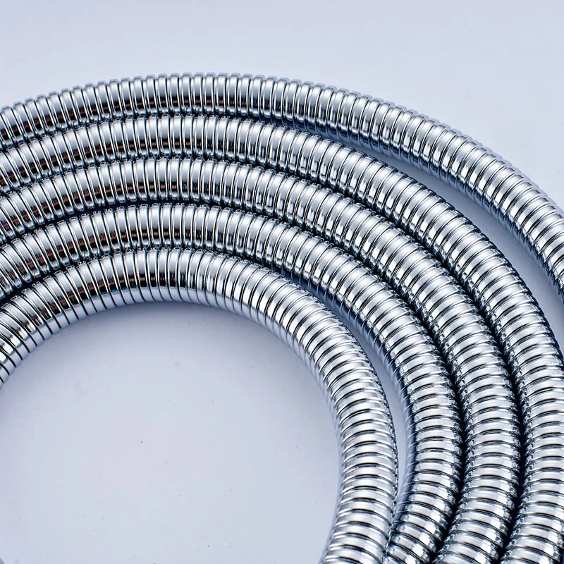 Bathroom Anti-twist Stainless Steel Shower Hose 150cm Flexible Shower Water Pipe