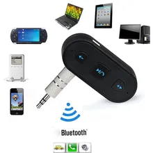 Беспроводной Bluetooth 3,5 мм Автомобильный AUX Стерео усилитель музыкальный приемник адаптер+ микрофон для ПК AUX Peaker адаптер Jack приемник адаптер