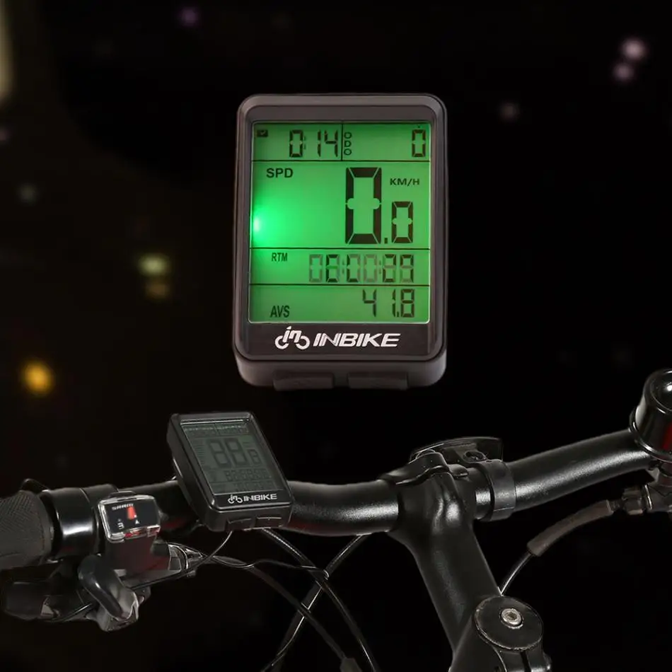 Wireless Bike Odometer Waterproof Cycling Speedometer Stopwatch with Holder Mount VGEBY Bike Computer 