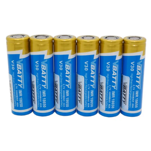 1 шт./лот Vbatty v30 IMR 18650 3000 мАч 40A 3 7 в батарея для SUBOX Mini Kangertech|battery a|3.7v batteryimr |