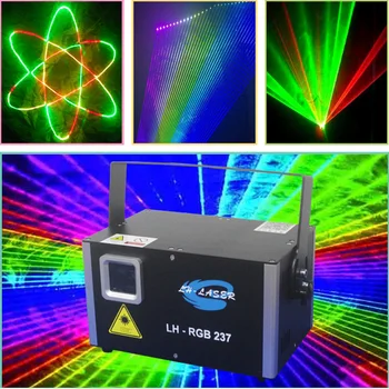 

LH-RGB237 1.5W RGB Laser light analog mode / 1.5 watt RGB Full color animation laser lighting for Christmas show