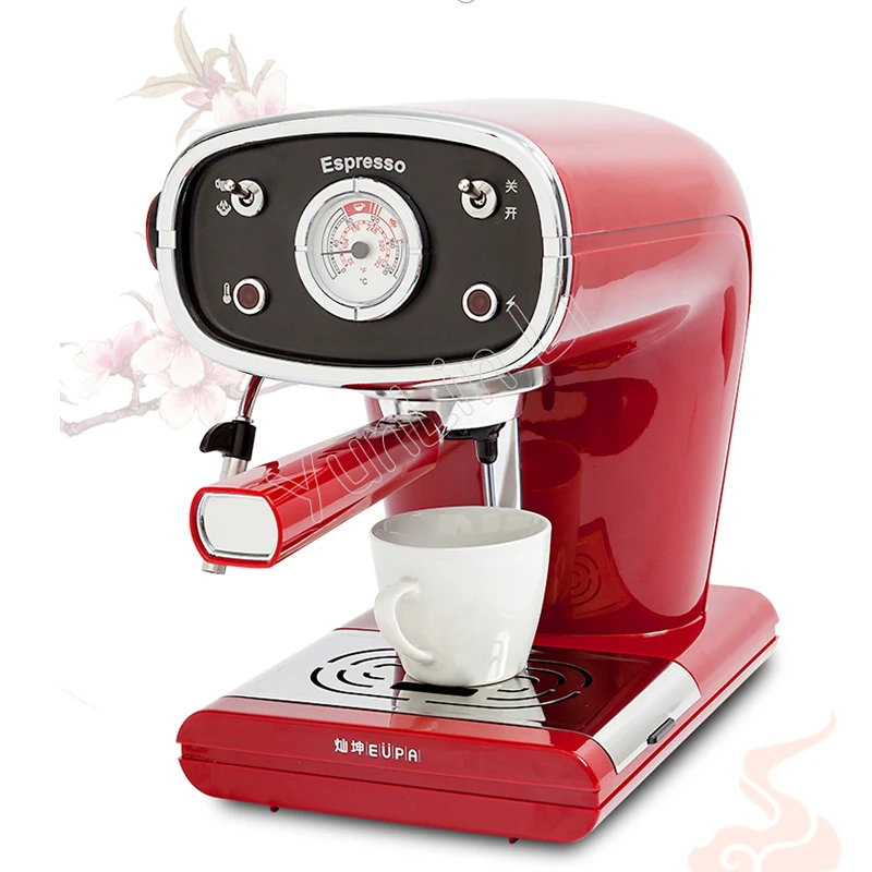 

15Bar Fancy Coffee Machine Italian Semi-Automatic Coffee Makers For Household/ Commercial Use TSK-1163A