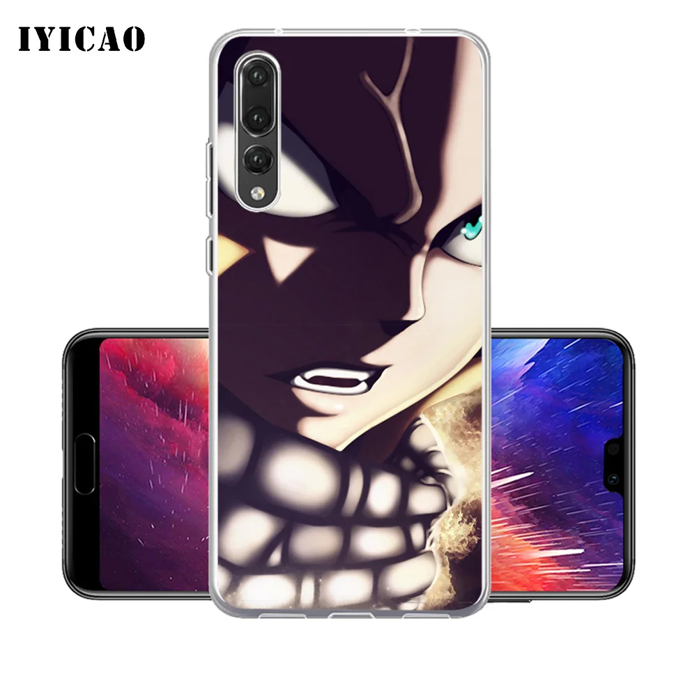 IYICAO Fairy Tail Мультфильм Мягкий силиконовый чехол для телефона для huawei P30 P20 Pro P10 P9 P8 Lite P Smart чехол из ТПУ