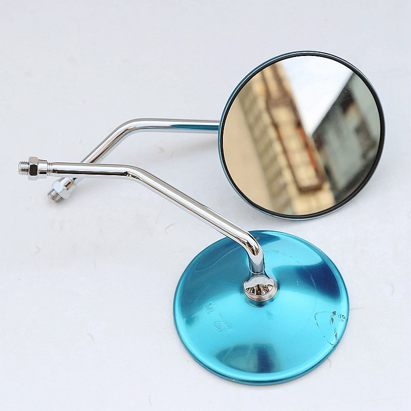 

Free shipping for Suzuki motorcycle parts rear view mirror GN125 mirror 125cc side view mirror 10mm universal mirror