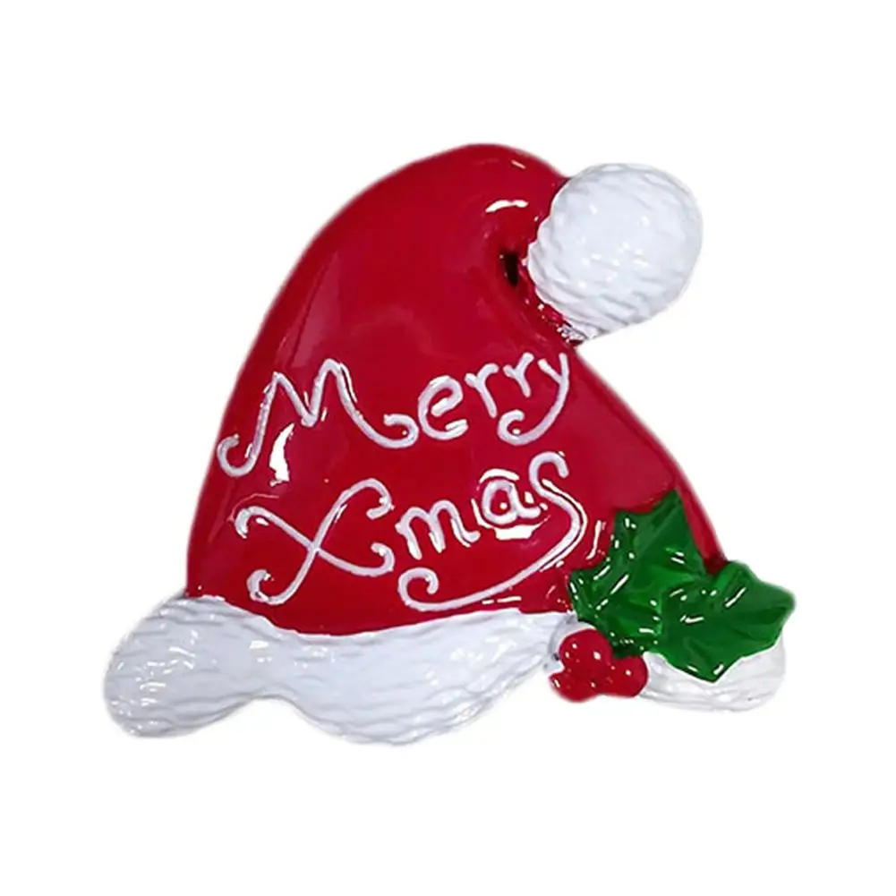 Креативная магнитная наклейка на холодильник в форме рождественской елки в форме оленя - Цвет: Christmas hat