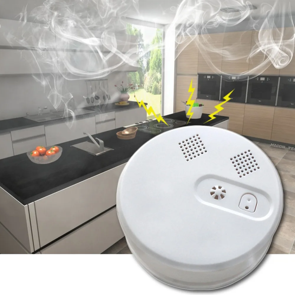 Фотоэлектрический детектор дыма Alart для домашней безопасности, Новый светильник, датчик сигнализации, система оповещения