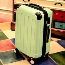 Luggage female universal wheels trolley luggage travel bag male hard case luggage bag 20 22 24 26 28 sets,candy color luggage