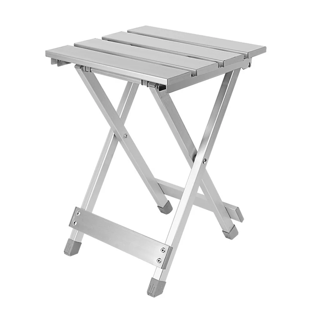 

Scratch Resistant Home Multifunction Portable Chair High Intensity Outdoor Non Slip Convenient Folding Stool Aluminum Alloy