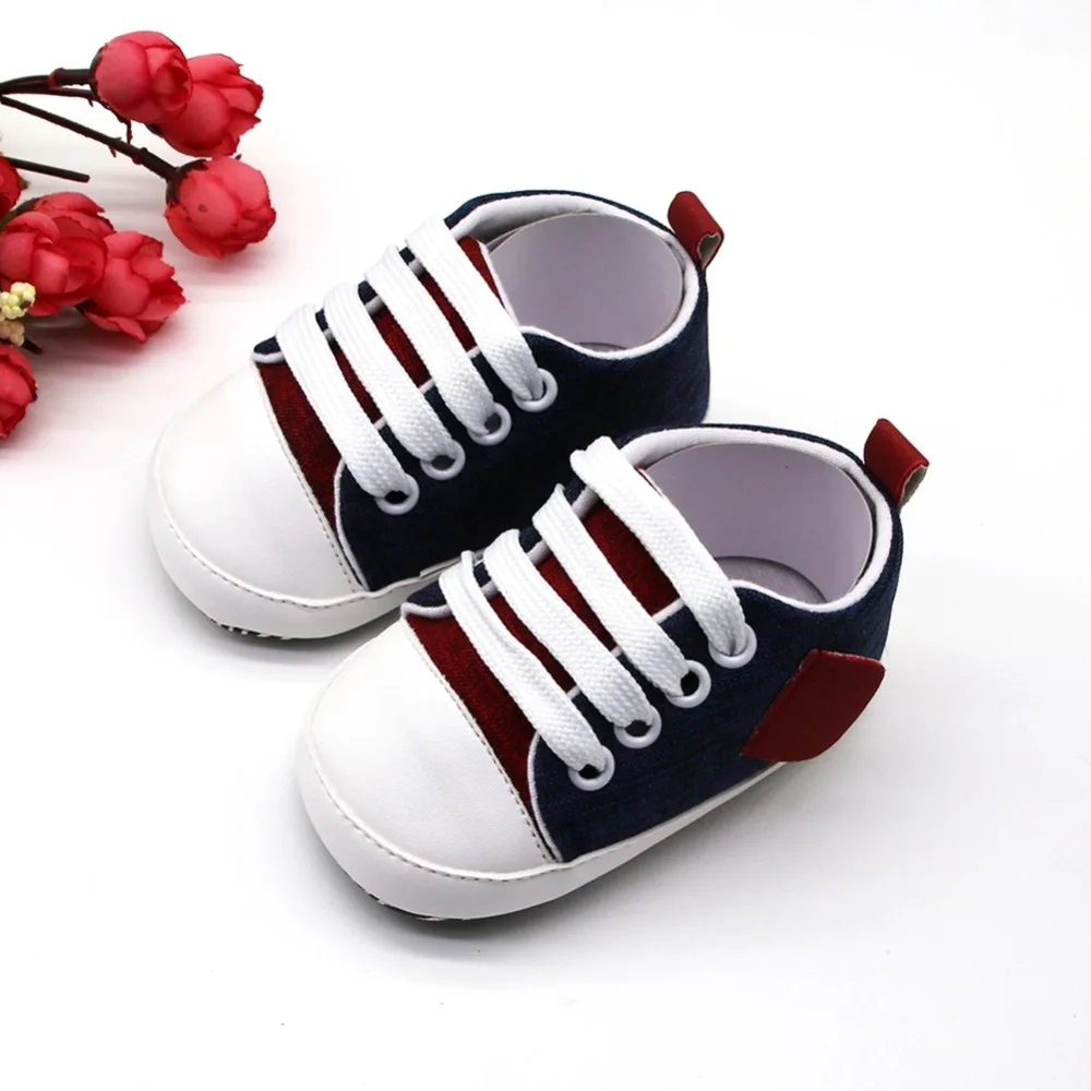 

Toddler Shoes Baby Boys Girls Soft Sole Sneakers Anti-Slip Outdoor Walking Shoes Casual Canvas Shoes 0-18M