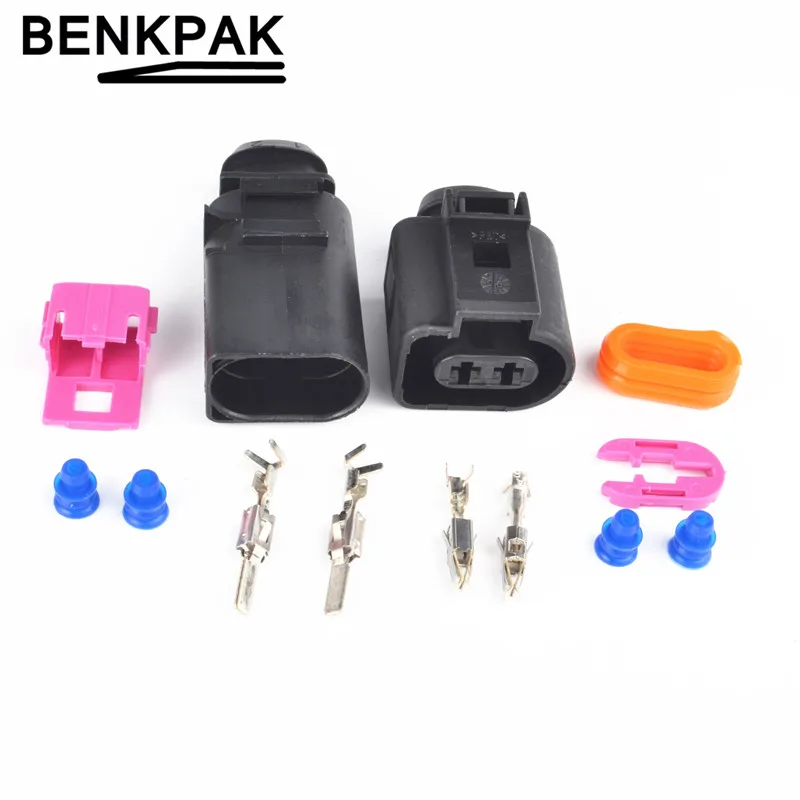 

2pin Electric horn plug /3.5 Waterproof Electrical Wire automotive Connector Plug