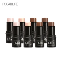 Highlighter Sticker Shimmer Highlighting Powder Creamy Texture Water proof Silver Shimmer Light by Focallure