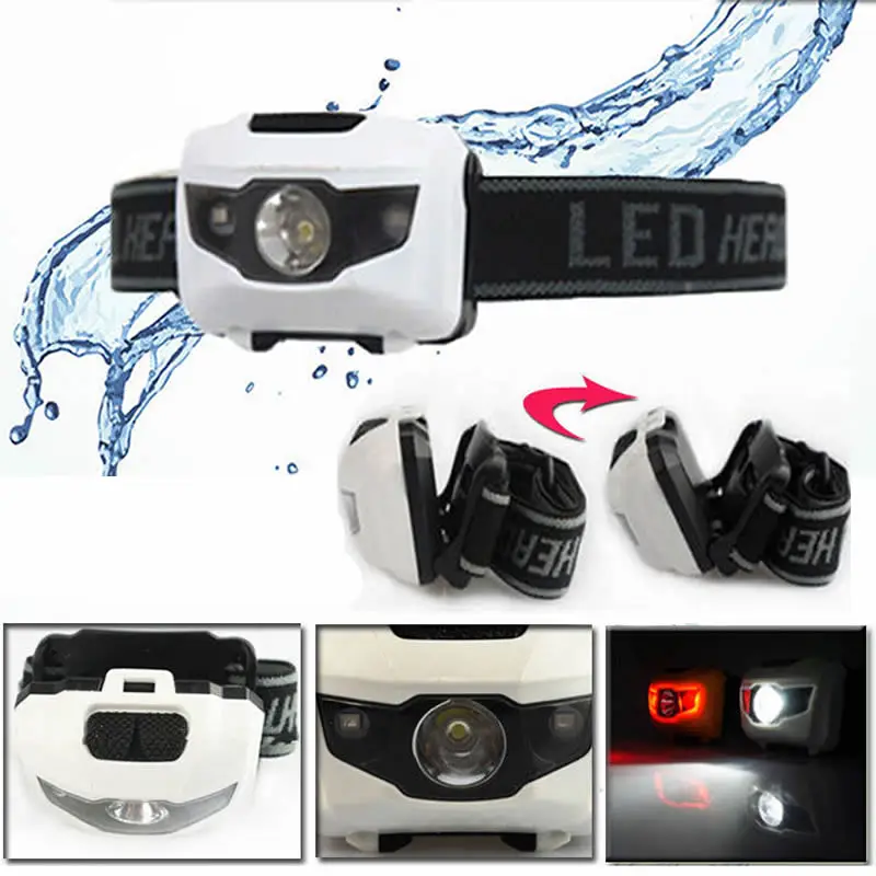 Newest 900Lumens 4Mode Waterproof R3+2 LED Headlight Head Lamp Torch Light Headlamp