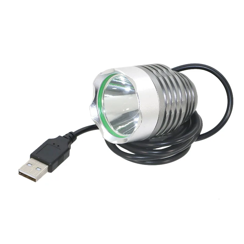 Best USB Bicycle light XM-L T6 2000LM 5V USB LED Bike Bicycle Light 3 Modes With 2*Orings 10