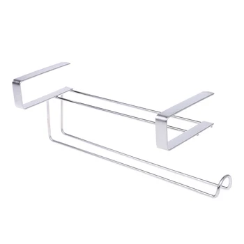 

Kitchen Roll Paper Holder Tissue Hanger Bathroom Towel Rack Hanging Organizer Storage Hook