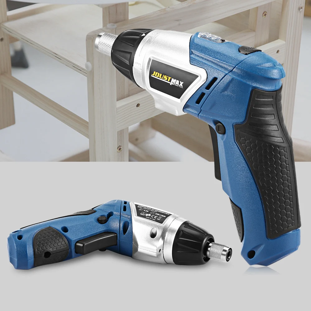 Multifunctional Electric Screwdriver 4.0V Li ion 180 Degree Rotation
