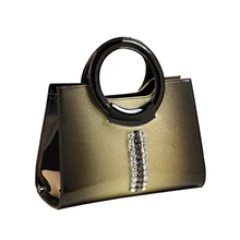 ICEV Новая роскошная сумка-мессенджер с ручкой сверху дизайнерская Высококачественная лакированная кожа женские кожаные сумки известных брендов boston tote