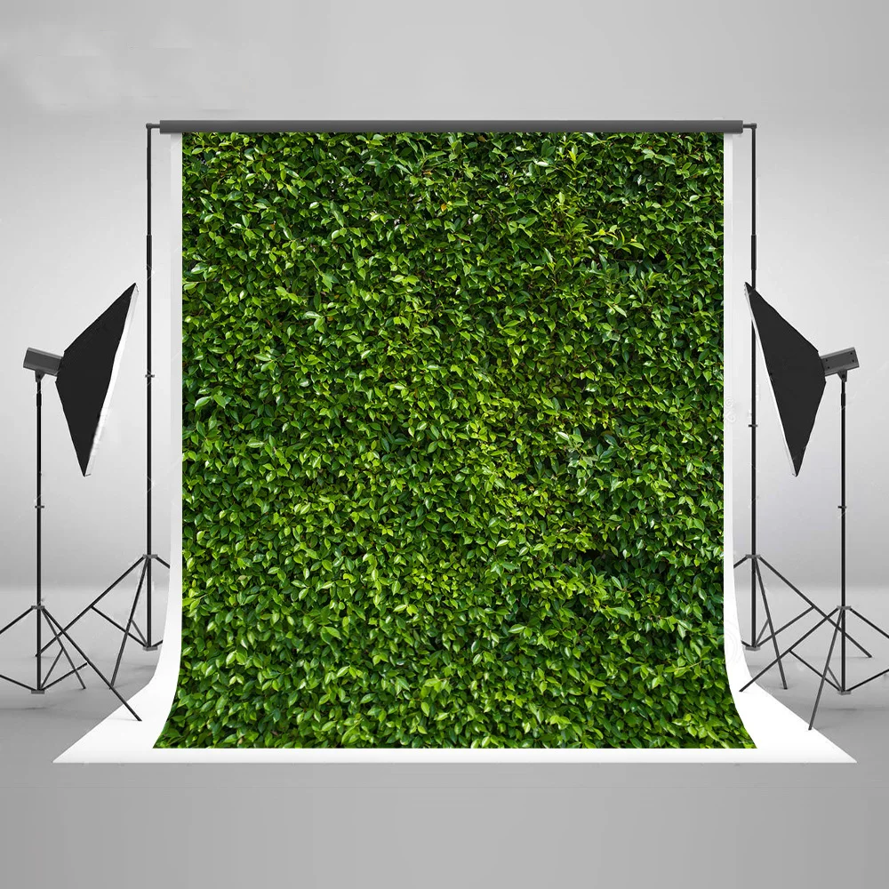 Custom Green Hedge Green leaves photography photo booth backdrop backgroundin Party Backdrops
