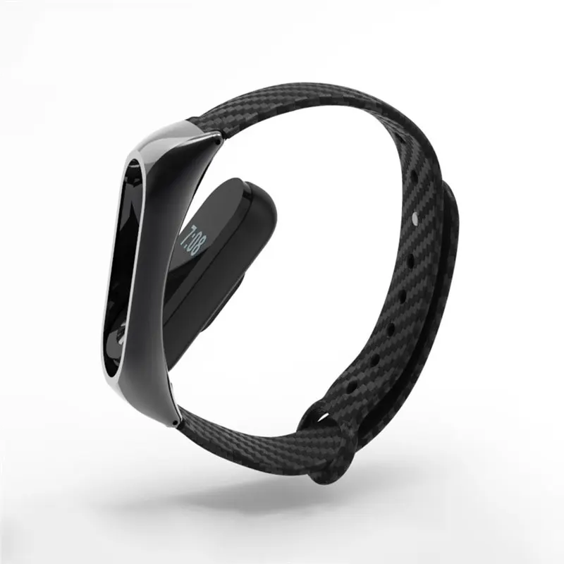 Мягкий силиконовый Сменный Чехол из углеродного волокна для Xiaomi mi Band 2, умный браслет Pulseira для Xio mi Band 2, аксессуары