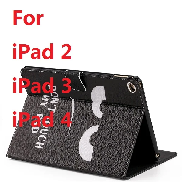 For iPad 2 3 4 Angry шаблон Smart Sleep чехол для iPad New iPad iPad 9,7 дюймов мини, на возраст 1, 2, 3, 4, iPad Air 1 2 Pro 9,7 10,5 11 дюймов iPad 234 чехол - Цвет: For iPad 2 3 4