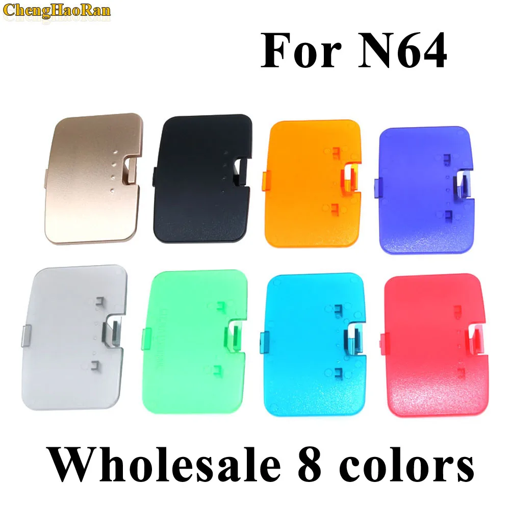 

ChengHaoRan Wholesale 8 colors Expansion Pack Memory Expansion Cover Cover Jumper Pak Lid Door replacement fit for N64 Console