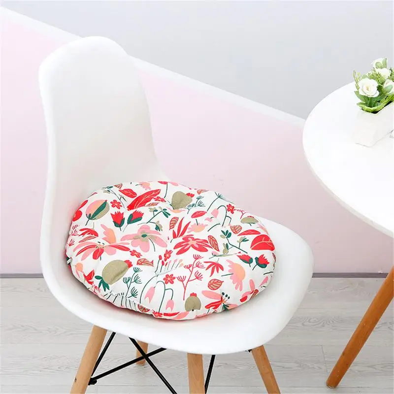 

Hot Polyester Fiber Soft Round Chair Cushion Seat Pad For Patio Home Car Office Sofa Floor Pillow Tatami Cushion Home Textile