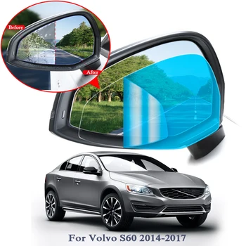 

2PCS Anti Fog Car Window Clear Film Car Rearview Mirror Protective Film For Volvo S60 S90 V60 XC60 XC90 Waterproof Car Sticker