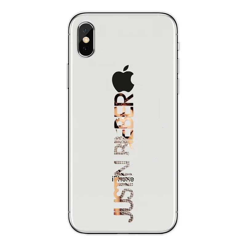 Fashion JUSTIN BIEBER Sorry Love Yourself silicone soft TPU Phone Cover Case For iPhone 4 5 SE 6 Plus 7 8 Plus X Fundas Coque