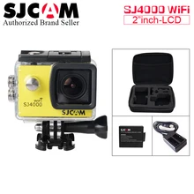 Battery+Charger+Bag ~ Original SJCAM SJ4000 WiFi Action Camera Sport SJ Cam Underwater 4K Wifi Gyro Mini Camcorder Waterproof DV