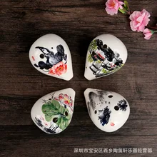 Этнические музыкальные инструменты Две Струны для скрипки 6 Конг Тао флейта alto F TaoDiXun многоцветный рисунок