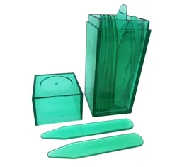SHANH ZUN 10 piezas de plástico verde Collar huesos refuerzos 5 tamaños mezclados en verde botella de plástico en de SHANH ZUN 10 piezas de plástico verde Collar huesos refuerzos 5 tamaños mezclados en verde botella de plástico en de