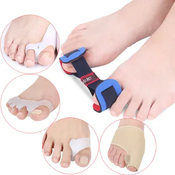 

MQ 5pcs/Set Toe Separators Bunion Relief Corrector Kit Set Pulling Force Belt Magnetic Toe Ring Relief Corrector Kit Set Health