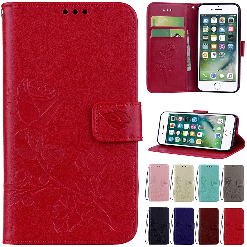 Кожаный чехол книжка для iPhone X 5 Samsung Galaxy S8 S7 S6 Edge S5 S4 S3 A5 A3 2017 J7 J5 J3 J1 2016|Бамперы| |