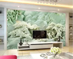 Beibehang индивидуальные росписи современный 3D стерео обои Jade Скульптура пейзаж обои Гостиная диван Спальня 3D обои