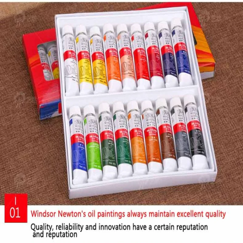 

Oil Painting Pigment Set 12 Colors 18 Colors Pigment Boxed 12 ml Beginner Suit Student Artistic Supplies