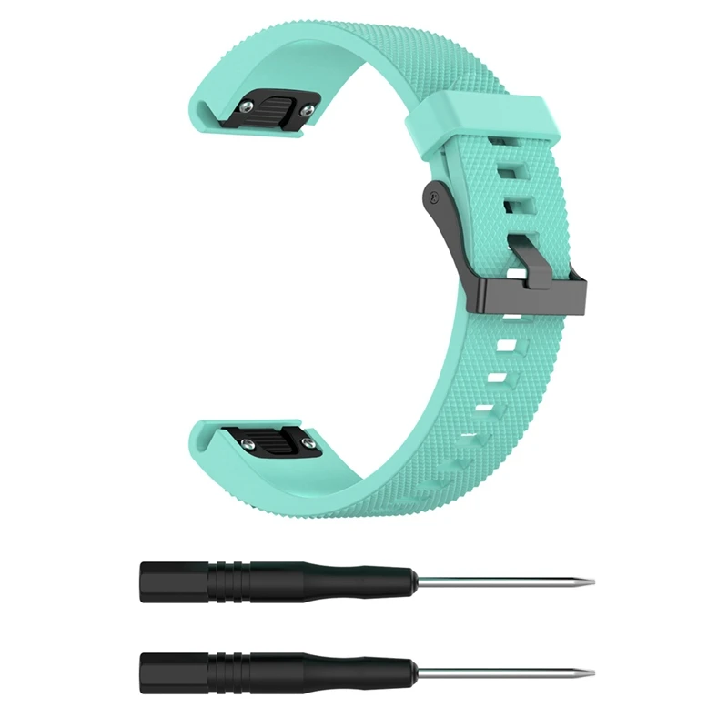 Смарт часы ремешок для fenix 5s наручные браслеты 20 мм замена силиконовый браслет для garmin 5s Быстрый релейс часы ремень - Цвет: water blue