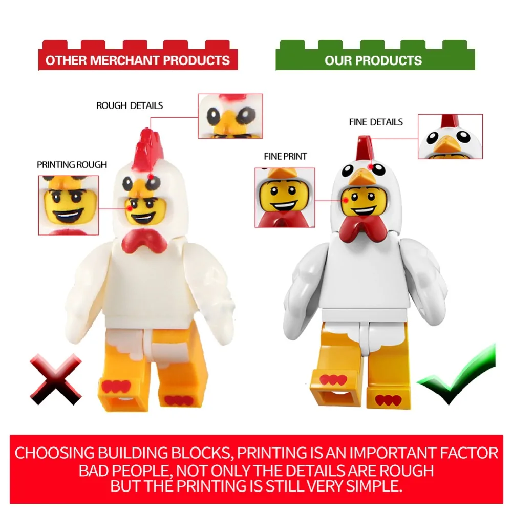 Герои мультфильмов город серии единорог мальчик Legoingly друзья Кирпичи Модель