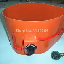 110 В 1740 мм* 125 мм силиконовым ремешком барабанный обогреватель масло биодизель Пластик цилиндрическая металлическая электрические провода