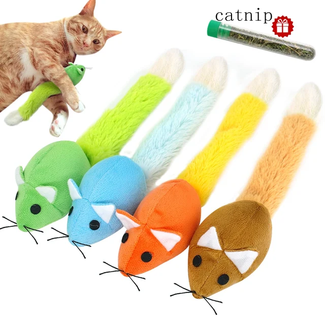 Peluche Gatto Catnip Pet Morbido Giocattoli Per I Gatti Solido Interattiva Mouse Peluche Gatto Catnip Pet Morbido Giocattoli Per I Gatti Solido Interattiva Mouse