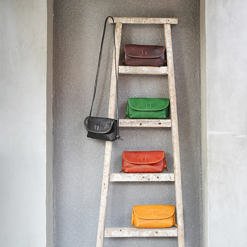 YIFANGZHE женская сумка из натуральной кожи Crossobdy, маленькая сумка-мессенджер/сумка через плечо в винтажном стиле из коровьей кожи, простая и практичная