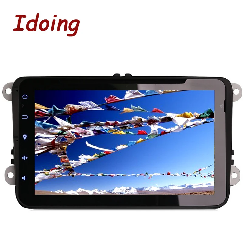 Top Idoing 8" 2Din Android 7.1 DVD Car Radio Multimedia Player For Volkswagen Polo GPS Navigation 8 Core Touch Screen Radio TV Wifi 2