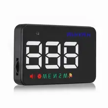 BEESCLOVER A5 gps HUD Цифровой Универсальный HD проецирования Дисплей автомобиль грузовик Скорость ometer Скорость Предупреждение с противоскользящей pad r30