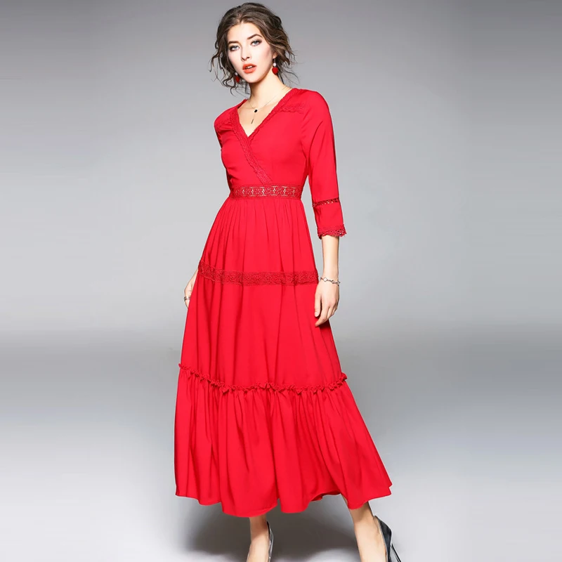 three quarter length summer dresses