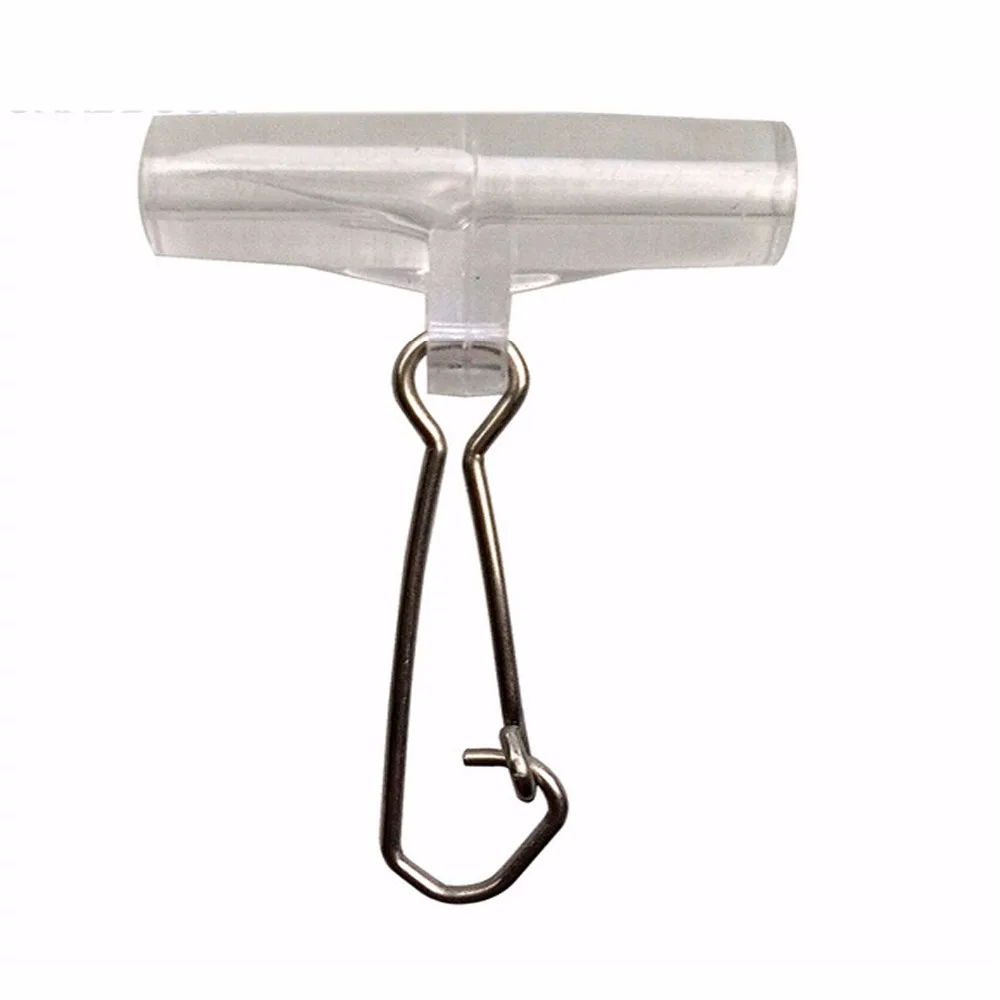 

20pcs/Box Plastic Head Swivel With Stainless Steel Duo Lock Snap Fishing Sinker Slide Swivel For Braid Fishing Line Slider