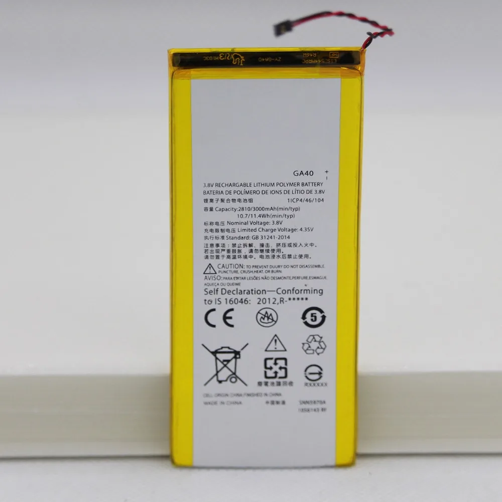 5 шт./лот Новый аккумулятор для Motorola Moto G4/G4 Plus XT1625 XT1622 XT1644 XT1643 GA40 3000 мАч